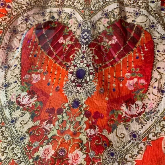 Silk Camilla Cameos Can Can Long scarf - Picture 12 of 13